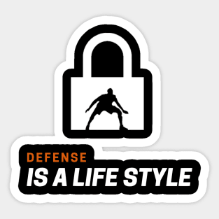 Defense Is a Life Style Sticker